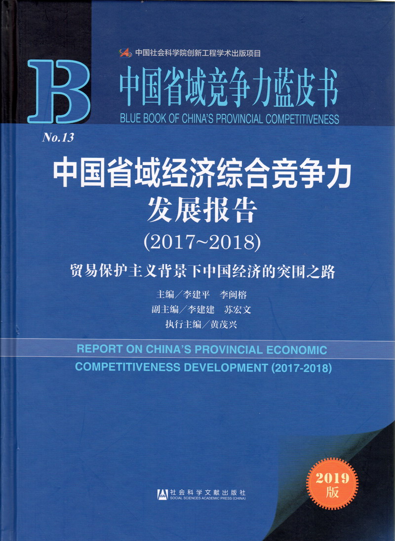 骚妇屄中国省域经济综合竞争力发展报告（2017-2018）